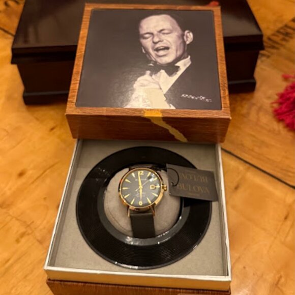 BULOVA 97B203 FRANK SINATRA COLLECTION AEROJET AUTOMATIC WATCH - Picture 5 of 14
